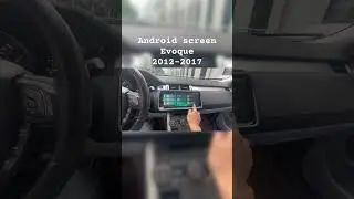 Android screen 12.3inch and camera 360 for Evoque 2012-2017 #landrover #rangerover #evoque