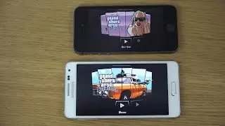 GTA San Andreas Samsung Galaxy Alpha vs. iPhone 5S iOS 8 GM Gameplay Review