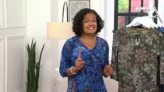 Attitudes by Renee Reversible Como Jersey Maxi Dress on QVC