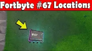 FORTBYTE #67 Locations - Diving above from Fatal Fields [Fortnite Battle royal]