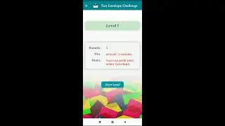 How to Play Two Envelope Challenge Level 1 Version 1.2.0 - Invent High Technologies Apps