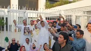 Parliament House and PTi Protest
