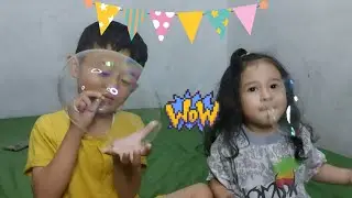 BERMAIN BALON TIUP JADUL UNIK DAN LUCU | MAGIC NANO BALON TAPE VIRAL | FAYADH AND ZHARUFA