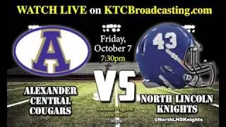 Alexander Central 48-7 win at North Lincoln - 2016 football highlights