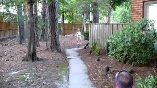 Future Cubs Star Pitcher, 5 year old Pitching Baseball in Flip-Flops Eastern NC