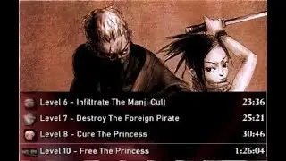 Tenchu Stealth Assassins Grand Master% Both ( Ayame & Rikimaru) Normal Speedrun