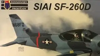 Kovoz&aacute;vody 1/48 SIAI SF-260D Air Combat USA built model kit