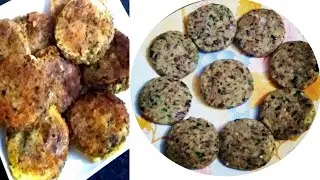Healthy kabab recipe | Healthy snack for weight loss | black chickpeas cutlets | kala chana kabab