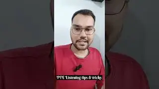 PTE Listening tips and tricks......... #pte #ptetipsandtricks #reels