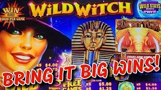 Wild Witch 1st Attempt / Huge Win On Sunset Tusk! BRING IT