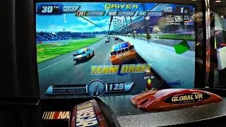 Nascar Team Racing Arcade Game! ゲームセンター レースゲーム