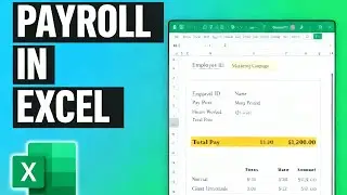 How to Create Payroll System in Excel | Free Template Download (Step-by-Step Guide)