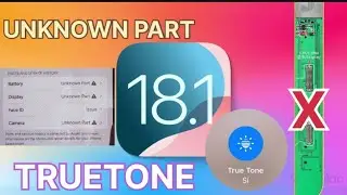 Обновление iOS 18.1RC неизвестной детали/батареи/дисплея/камеры неизвестные детали #ios18#неизвес...