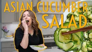 The BEST No-Cook Summer Salad | Asian Cucumber Salad (New Recipe!)