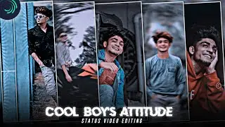 🔥Cool Boy's Attitude Status Video Editing Alightmotion | Trending Alightmotion video editing |