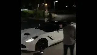Perfect way to kick off your wedding #shorts #couple #couplegoals #viral #corvette #c7z06 #marriage