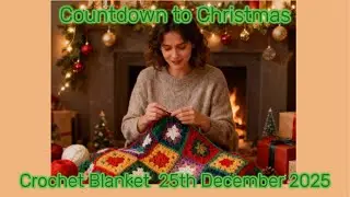 Countdown to Christmas Crochet Blanket 25th December 2025