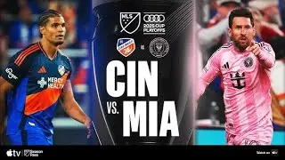 FC Cincinnati vs  Inter Miami CF Full Match Highlights   2025 Audi MLS Cup Playoffs
