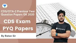CDS/OTA-2 Previous Year Question Papers GK 2020 | CDS Exam PYQ Papers | By Ratan Sir