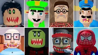 Roblox Top 7 Funny Scary Obby Escaping Mr Bruno Camp, Angry BasketBall, Zombie infected obby, Muffin