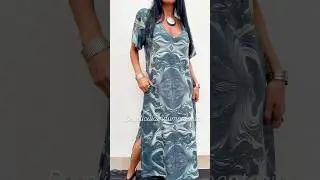 Vestido &ldquo;Top secret&rdquo; #tallesgrandes #moda #vestidoslargos #vestidos #sublimados  #mujeresconestilo