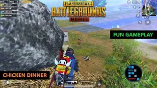 PUBG MOBILE | INTENSE MATCH FUN GAMEPLAY CHICKEN DINNER