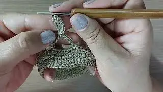 vestido de crochê ponto colmeia (parte 1)
