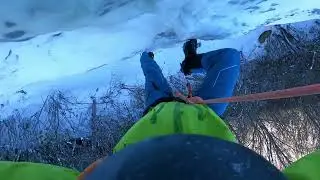 Sam's Knob Gully WI2 ~ Ice Climb Canton, NC