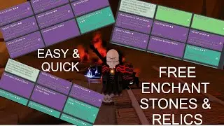 HOW TO GET ENCHANT STONES/RELICS EASILY (Saramaed Hollow)