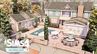 HUGE COPPERDALE FAMILY HOUSE | Mansion 🏡 The Sims 4 High School Years | Speed Build
