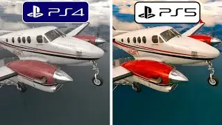 Flight Simulator 2024 PS4 vs PS5 Graphics Comparison