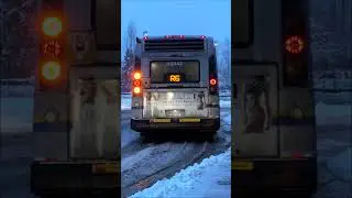 From My Archives: NovaBus R6 in the Snow