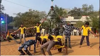 Pyramid formation dance 