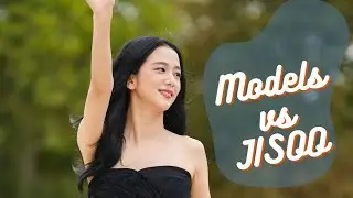 Models vs blackpink jisoo wearing outfit #blackpink #jisooo #blackpinkmembers #kpop #babyjisoo #yt 