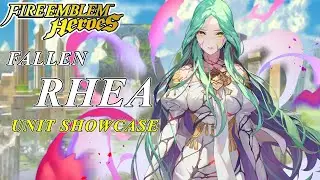 Fire Emblem Heroes - Fallen Rhea Unit Showcase ( Builds, Dialogue & Animations )