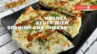 Naanza ( Spinach and Cheese) | Indian Pizza Recipe | Pizza with a Twist | Bharti's Cuisine