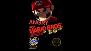 CRT TV-NES-ROMHACK-ANGRY SUPER MARIO BROS.