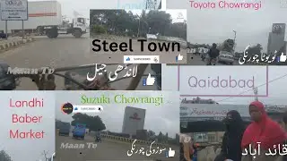 Travel from Landhi Baber Market to Steel Town &ndash; Scenic Journey on National Highway
