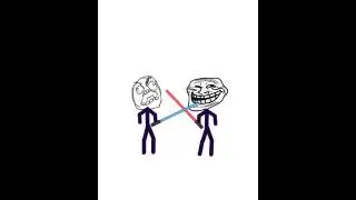 troll vs mad man