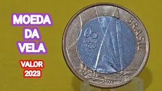 MOEDA DAS OLIMP&Iacute;ADAS - VELA - VALOR 2023