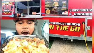 Trying King Hibachi 🍚 | King's Trio Shrimp 🍤 Steak 🥩 Chicken 🍗 w/ Fried Rice 🍚 ‼️ 🔥 ‼️ 🔥