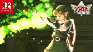 ESPADA AUMENTA PODER CON LA LLAMA DE FARORE | Zelda Skyward Sword HD clip 4K - Nintendo Switch 2