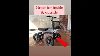 BodyMed All-Terrain Knee Walker (with Dual Brakes and Metal Basket)