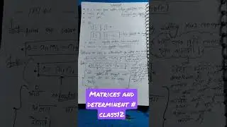matrices and determinent #class12 #nda #revisionnotes #math# last minute revision notes