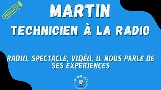 Martin, technicien &agrave; la radio associative Balistiq