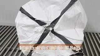 Laminated Sand Bulk Bags 100&times;100Durable packaging for high-abrasion materials