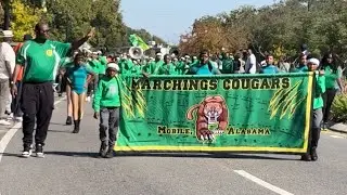 Marching Cougars Marching Band Mobile Alabama | 2025 Port City Classic Parade 