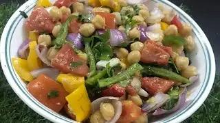 Easy chickpea salad recipe | Kalpana Ravva