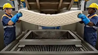 Natural Latex Mattress Manufacturing #trendingvideo #viralvideo #foryou