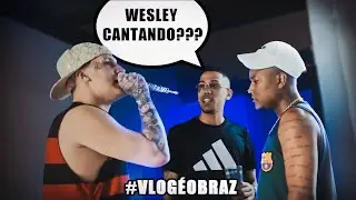 VLOG do BRAZ 001 | Dia de Est&uacute;dio com Wesley Gonzaga & MC Laranjinha + Churrasco 🎤🔥🍖